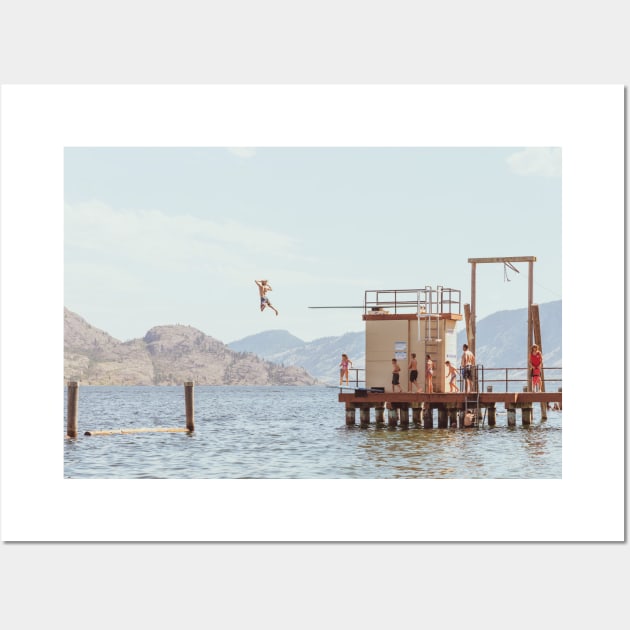 Taking the Leap - Okanagan Lake Wall Art by Amy-K-Mitchell